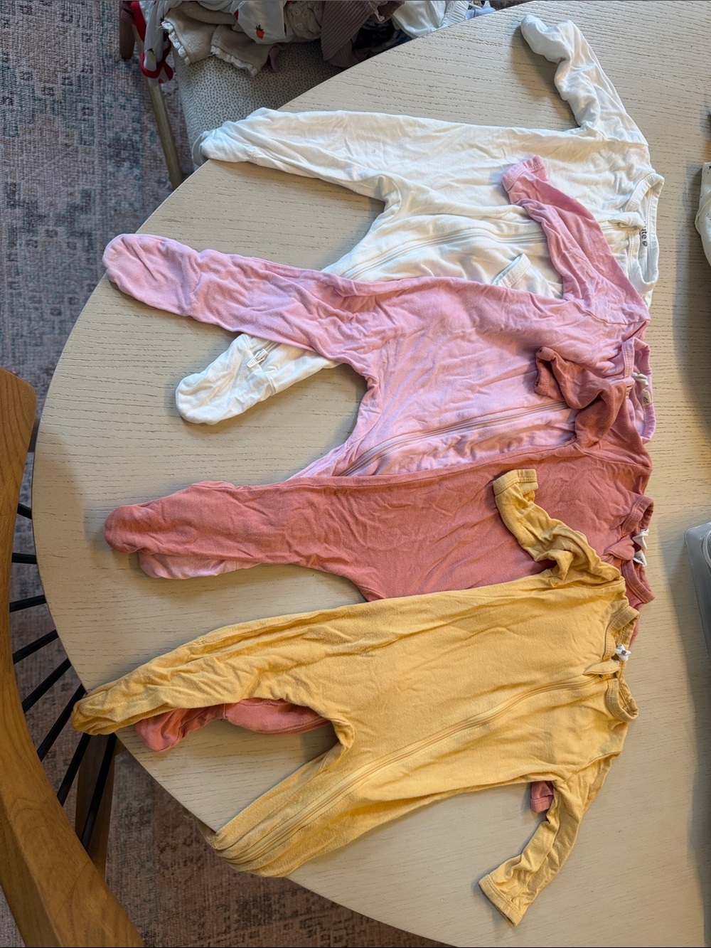 Kyte BABY Footie bundle Zipper Onesie